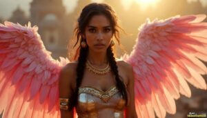 Angels from Above – Female Angel Art – AI Fantasy Art