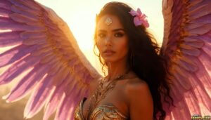 Angels from Above – Female Angel Art – AI Fantasy Art