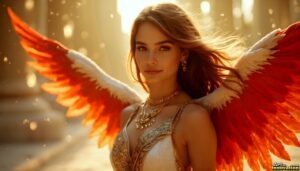 Angels from Above – Female Angel Art – AI Fantasy Art