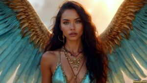 Angels from Above – Female Angel Art – AI Fantasy Art