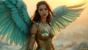 Angels from Above – Female Angel Art – AI Fantasy Art