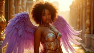 Angels from Above – Female Angel Art – AI Fantasy Art