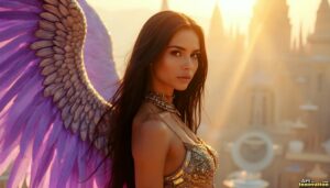 Angels from Above – Female Angel Art – AI Fantasy Art