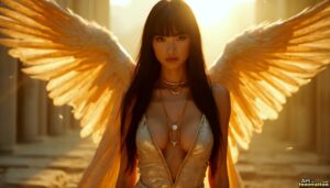 Angels from Above – Female Angel Art – AI Fantasy Art
