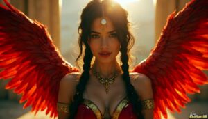 Angels from Above – Female Angel Art – AI Fantasy Art