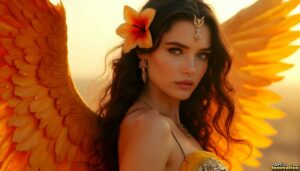 Angels from Above – Female Angel Art – AI Fantasy Art