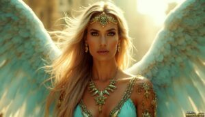 Angels from Above – Female Angel Art – AI Fantasy Art