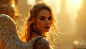Angels from Above – Female Angel Art – AI Fantasy Art