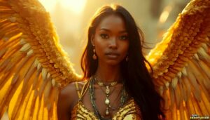 Angels from Above – Female Angel Art – AI Fantasy Art
