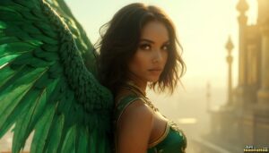 Angels from Above – Female Angel Art – AI Fantasy Art