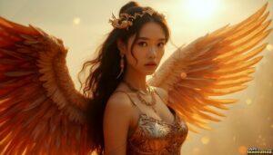 Angels from Above – Female Angel Art – AI Fantasy Art