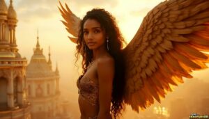 Angels from Above – Female Angel Art – AI Fantasy Art