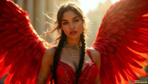 Angels from Above – Female Angel Art – AI Fantasy Art
