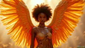 Angels from Above – Female Angel Art – AI Fantasy Art