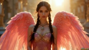 Angels from Above – Female Angel Art – AI Fantasy Art