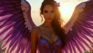 Angels from Above – Female Angel Art – AI Fantasy Art