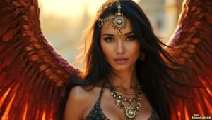 Angels from Above – Female Angel Art – AI Fantasy Art
