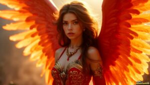 Angels from Above – Female Angel Art – AI Fantasy Art