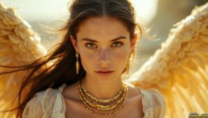 Angels from Above – Female Angel Art – AI Fantasy Art