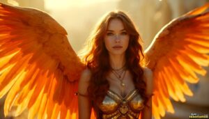 Angels from Above – Female Angel Art – AI Fantasy Art