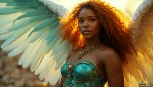 Angels from Above – Female Angel Art – AI Fantasy Art