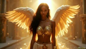 Angels from Above – Female Angel Art – AI Fantasy Art