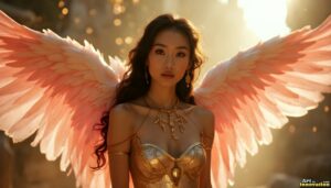 Angels from Above – Female Angel Art – AI Fantasy Art