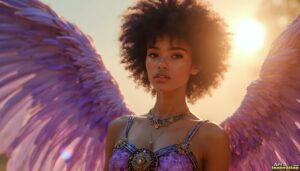 Angels from Above – Female Angel Art – AI Fantasy Art