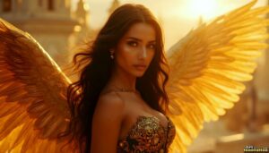 Angels from Above – Female Angel Art – AI Fantasy Art