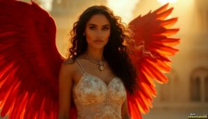 Angels from Above – Female Angel Art – AI Fantasy Art