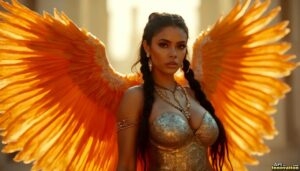 Angels from Above – Female Angel Art – AI Fantasy Art