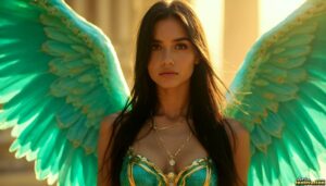 Angels from Above – Female Angel Art – AI Fantasy Art