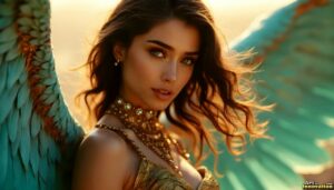Angels from Above – Female Angel Art – AI Fantasy Art