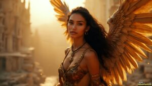 Angels from Above – Female Angel Art – AI Fantasy Art