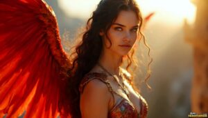 Angels from Above – Female Angel Art – AI Fantasy Art