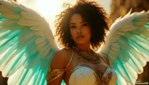 Angels from Above – Female Angel Art – AI Fantasy Art