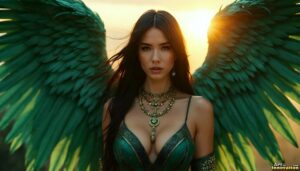 Angels from Above – Female Angel Art – AI Fantasy Art