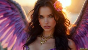 Angels from Above – Female Angel Art – AI Fantasy Art