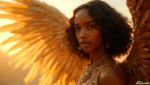 Angels from Above – Female Angel Art – AI Fantasy Art