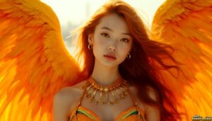 Angels from Above – Female Angel Art – AI Fantasy Art