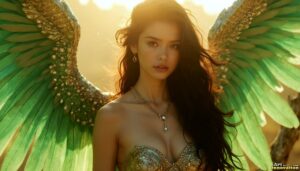 Angels from Above – Female Angel Art – AI Fantasy Art