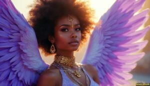 Angels from Above – Female Angel Art – AI Fantasy Art