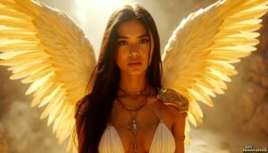 Angels from Above – Female Angel Art – AI Fantasy Art