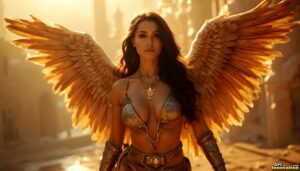 Angels from Above – Female Angel Art – AI Fantasy Art