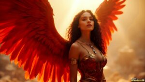 Angels from Above – Female Angel Art – AI Fantasy Art