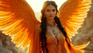 Angels from Above – Female Angel Art – AI Fantasy Art