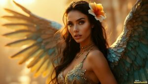 Angels from Above – Female Angel Art – AI Fantasy Art