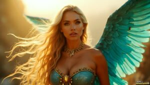 Angels from Above – Female Angel Art – AI Fantasy Art