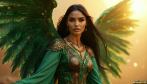 Angels from Above – Female Angel Art – AI Fantasy Art