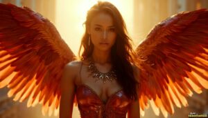 Angels from Above – Female Angel Art – AI Fantasy Art